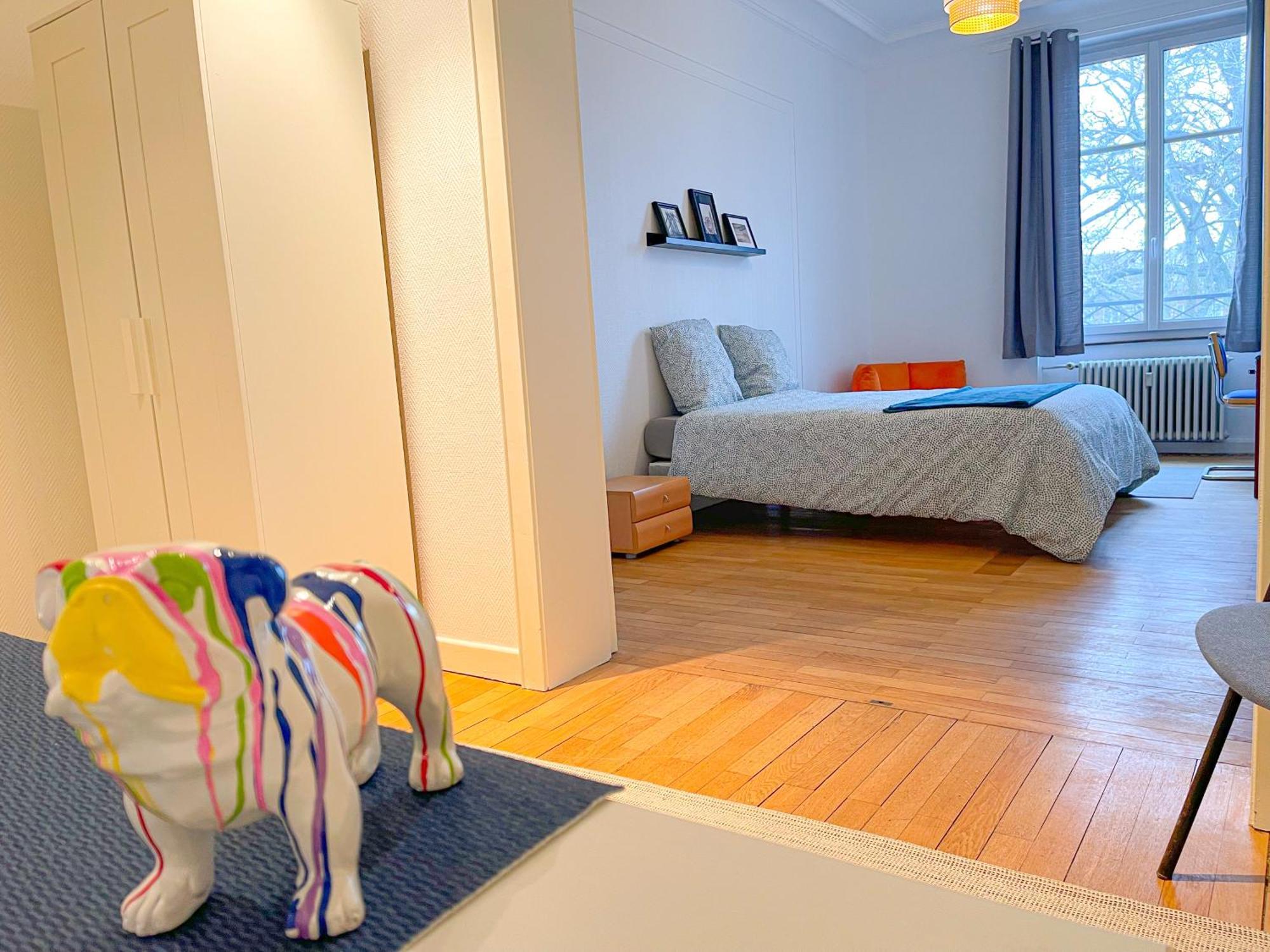 Chambres Privees -Private Room- Dans Un Spacieux Appartement - 100M2 Centre Proche Gare Mulhouse Dış mekan fotoğraf