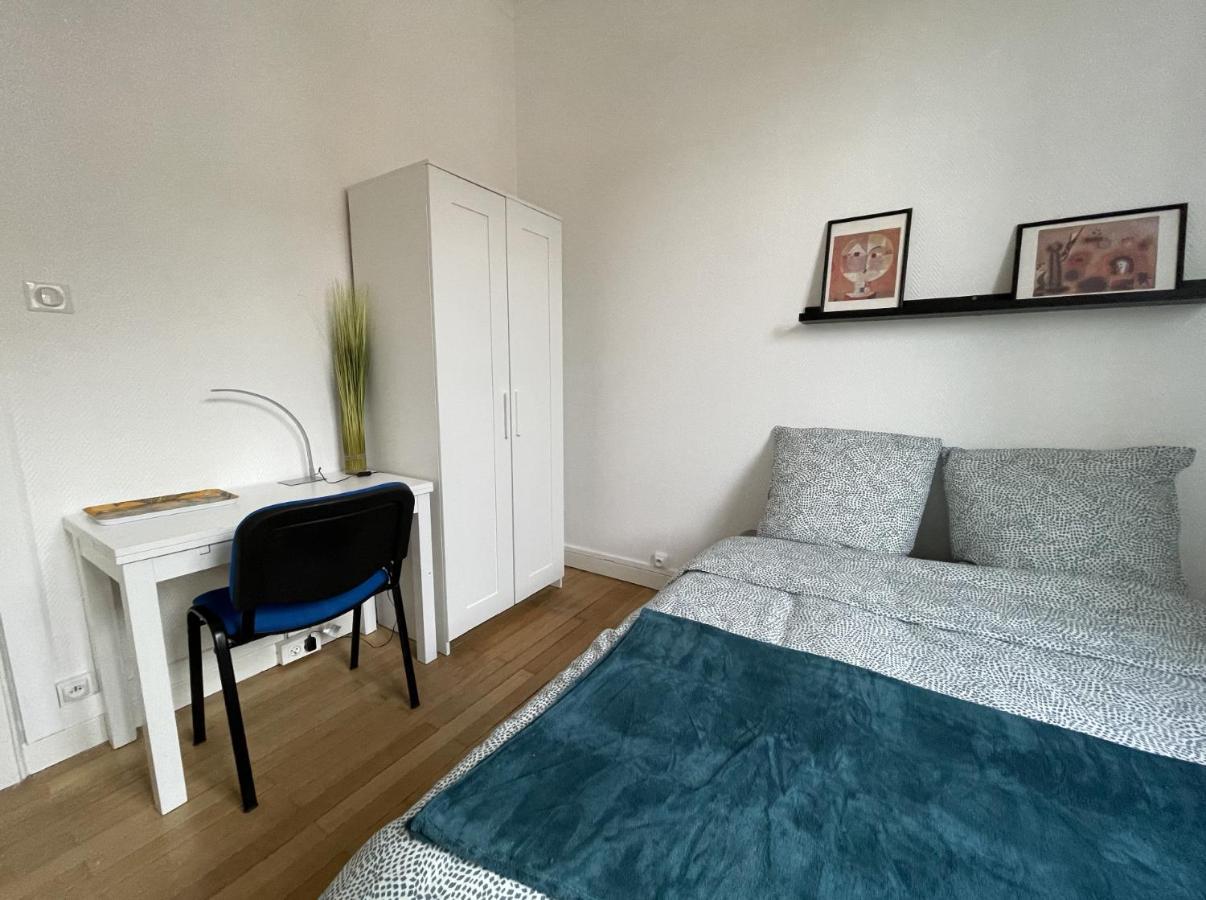 Chambres Privees -Private Room- Dans Un Spacieux Appartement - 100M2 Centre Proche Gare Mulhouse Dış mekan fotoğraf