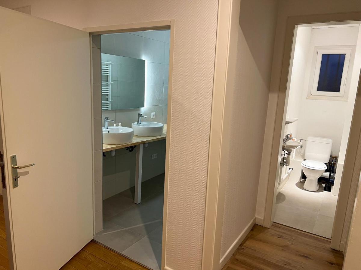 Chambres Privees -Private Room- Dans Un Spacieux Appartement - 100M2 Centre Proche Gare Mulhouse Dış mekan fotoğraf