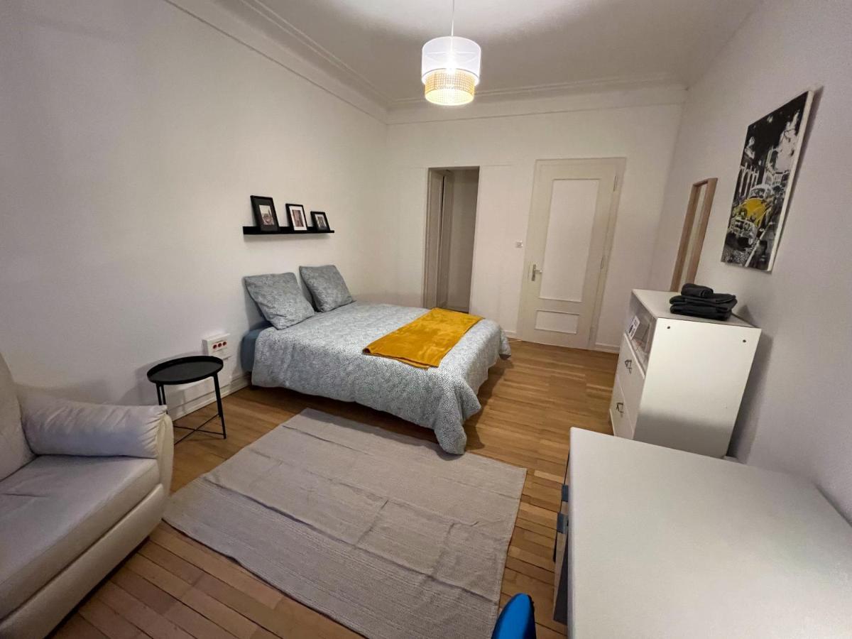 Chambres Privees -Private Room- Dans Un Spacieux Appartement - 100M2 Centre Proche Gare Mulhouse Dış mekan fotoğraf