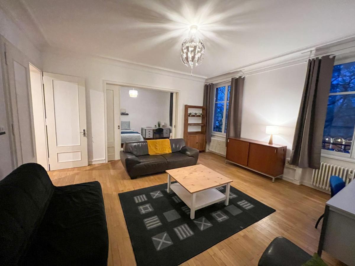 Chambres Privees -Private Room- Dans Un Spacieux Appartement - 100M2 Centre Proche Gare Mulhouse Dış mekan fotoğraf