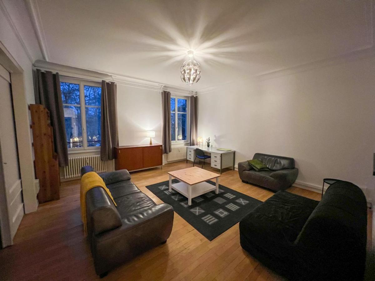 Chambres Privees -Private Room- Dans Un Spacieux Appartement - 100M2 Centre Proche Gare Mulhouse Dış mekan fotoğraf